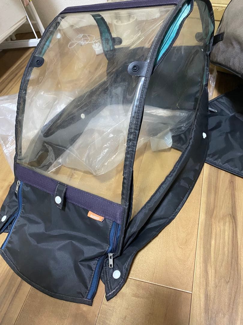 【その】socca チャイルドシートカバー グレー