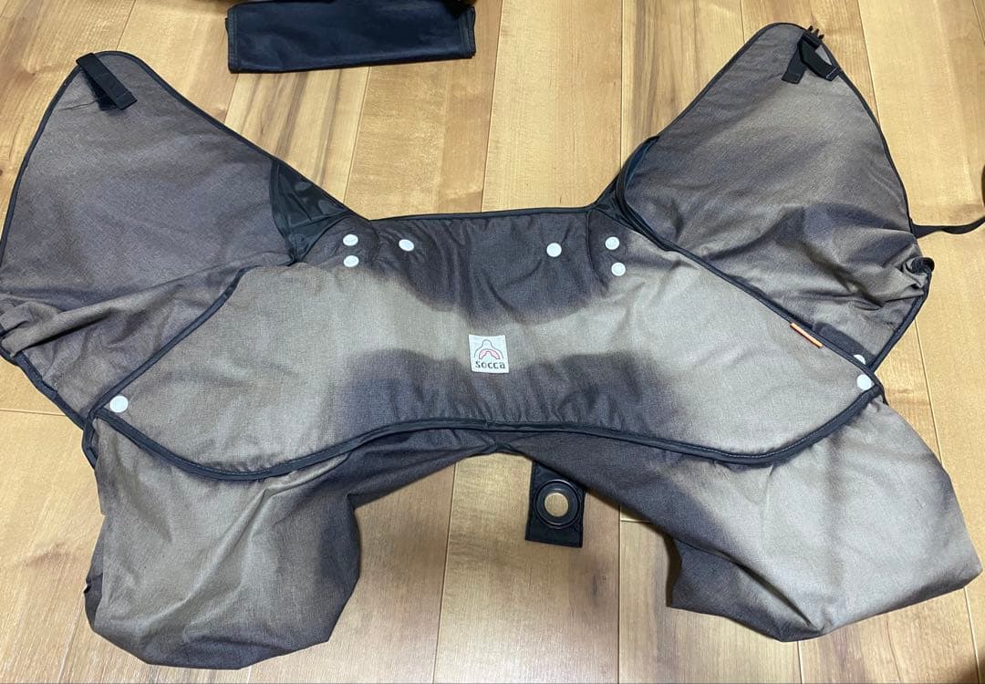 【その】socca チャイルドシートカバー グレー