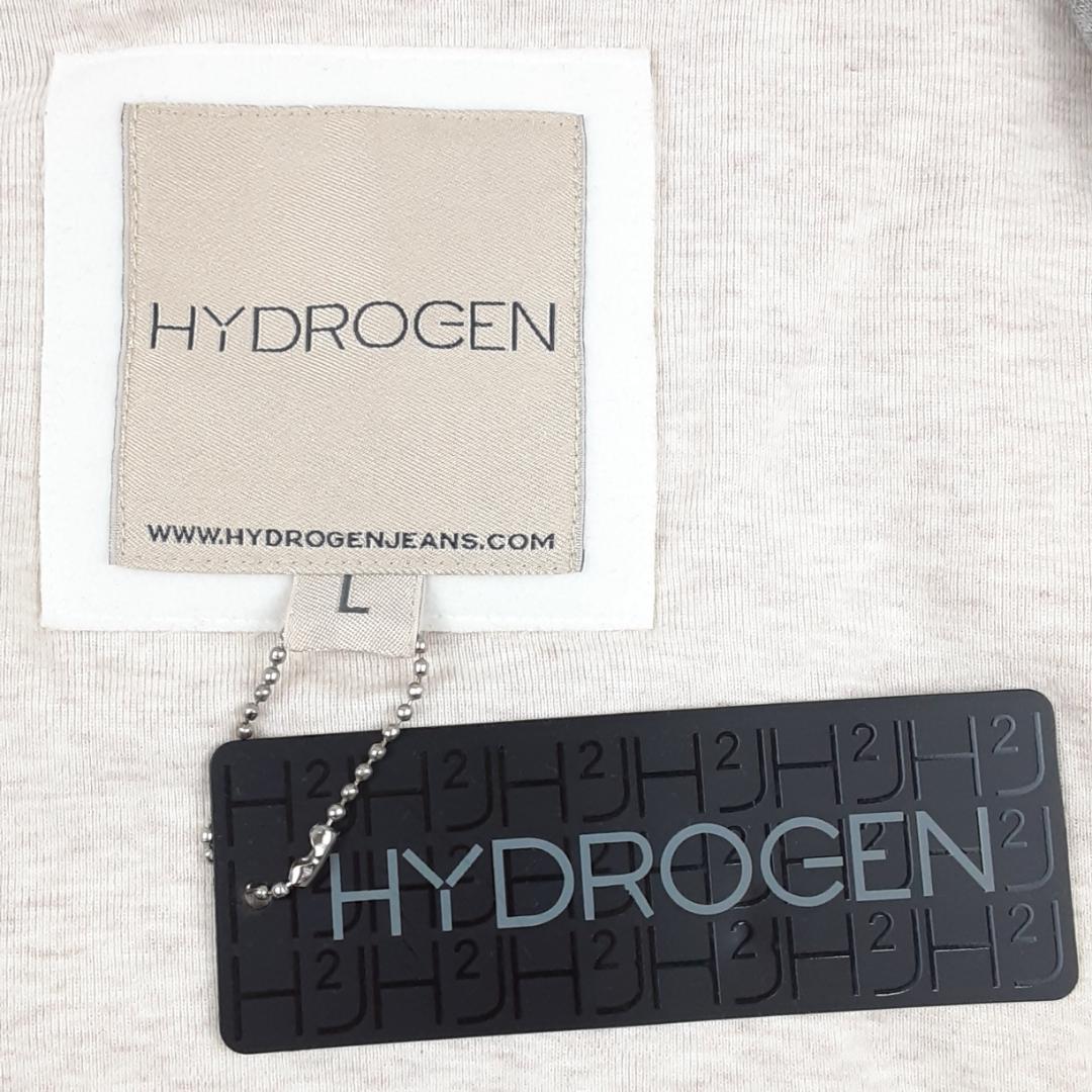 未使用保管品◎HYDROGEN テーラードジャケット グレー バックプリント