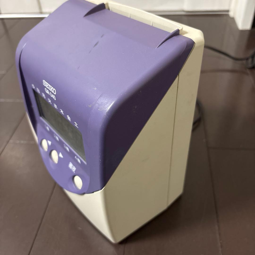 【動作品】SEIKO タイムレコーダー QR-340 セイコー タイムカード