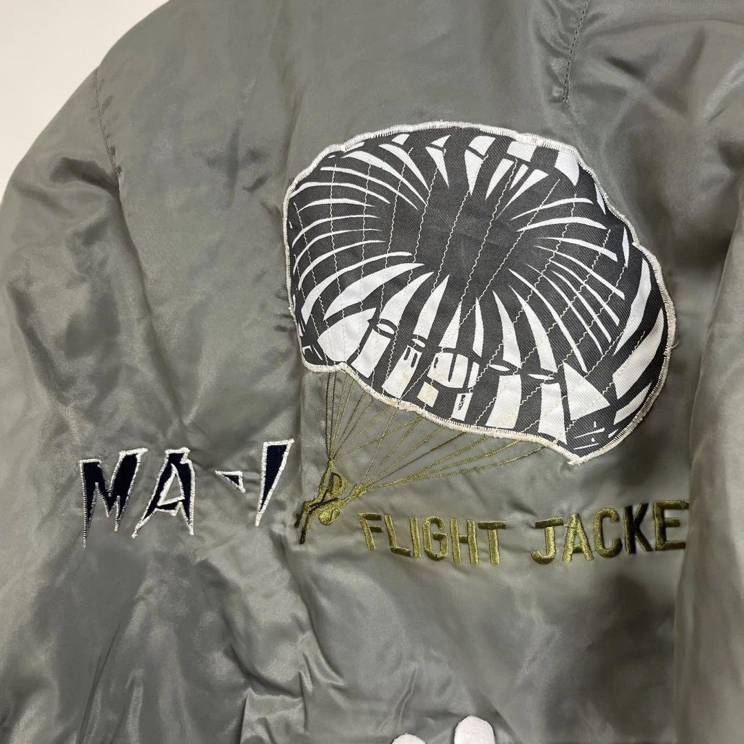 ひ*ろ様 [希少]パラシュートバックプリントAlpha MA-1 フライトジャケ