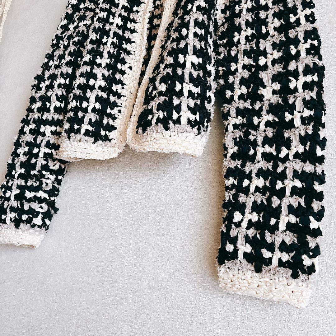 CLANE クラネVINTAGE TAPE HAND KNITCARDIGAN
