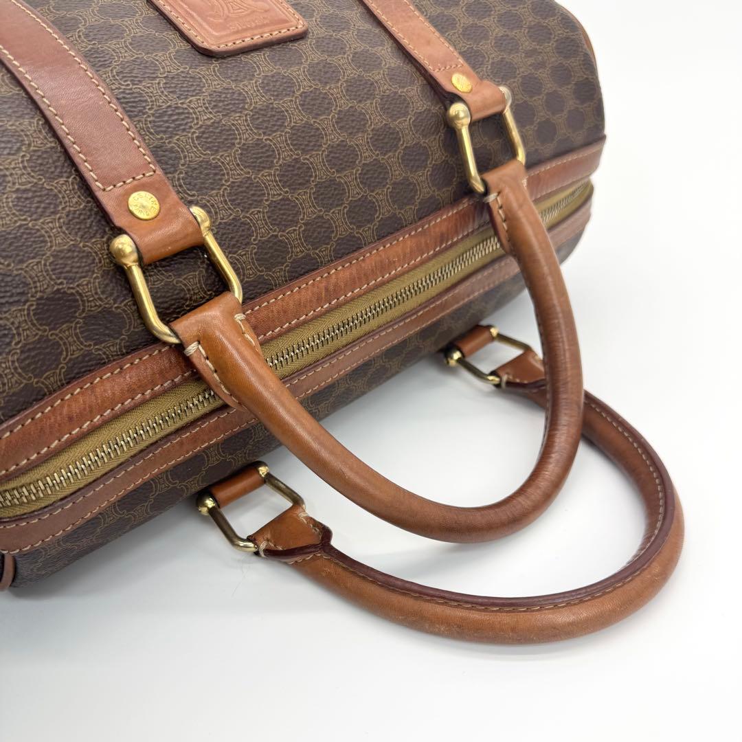 CELINE オールド マカダム ブラゾン トリオンフ ミニ ボストンバッグ