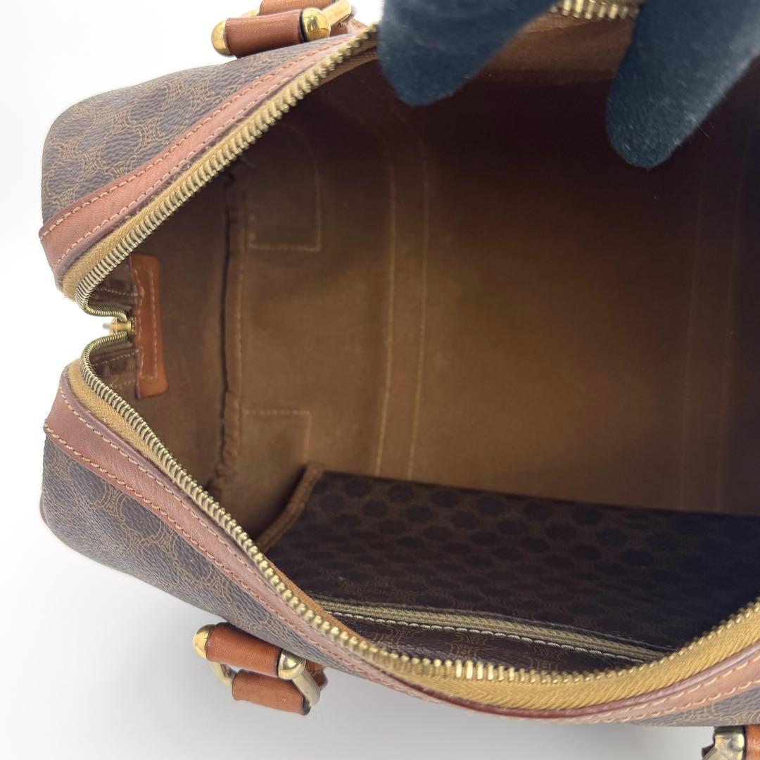CELINE オールド マカダム ブラゾン トリオンフ ミニ ボストンバッグ