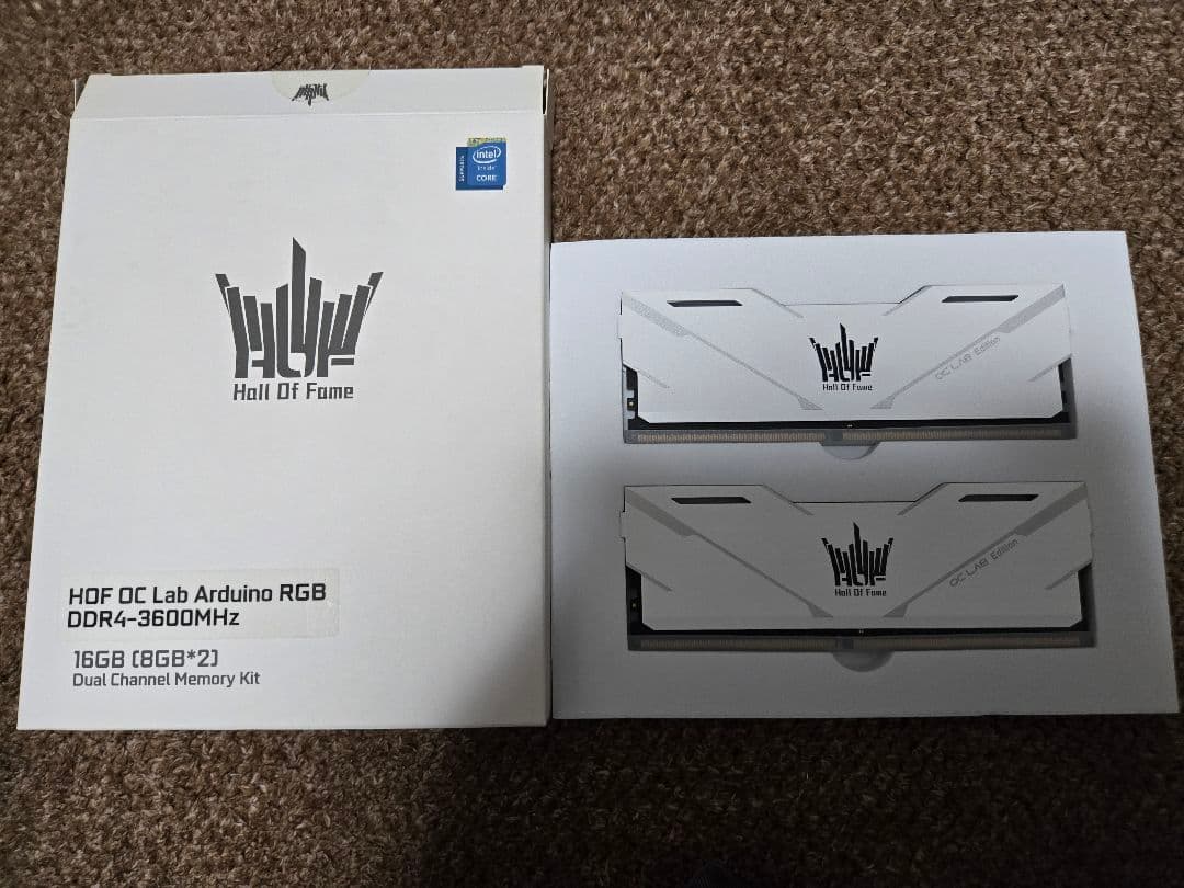 メモリー HOF OC Lab Arduino RGB DDR4-3600MHz 16GB