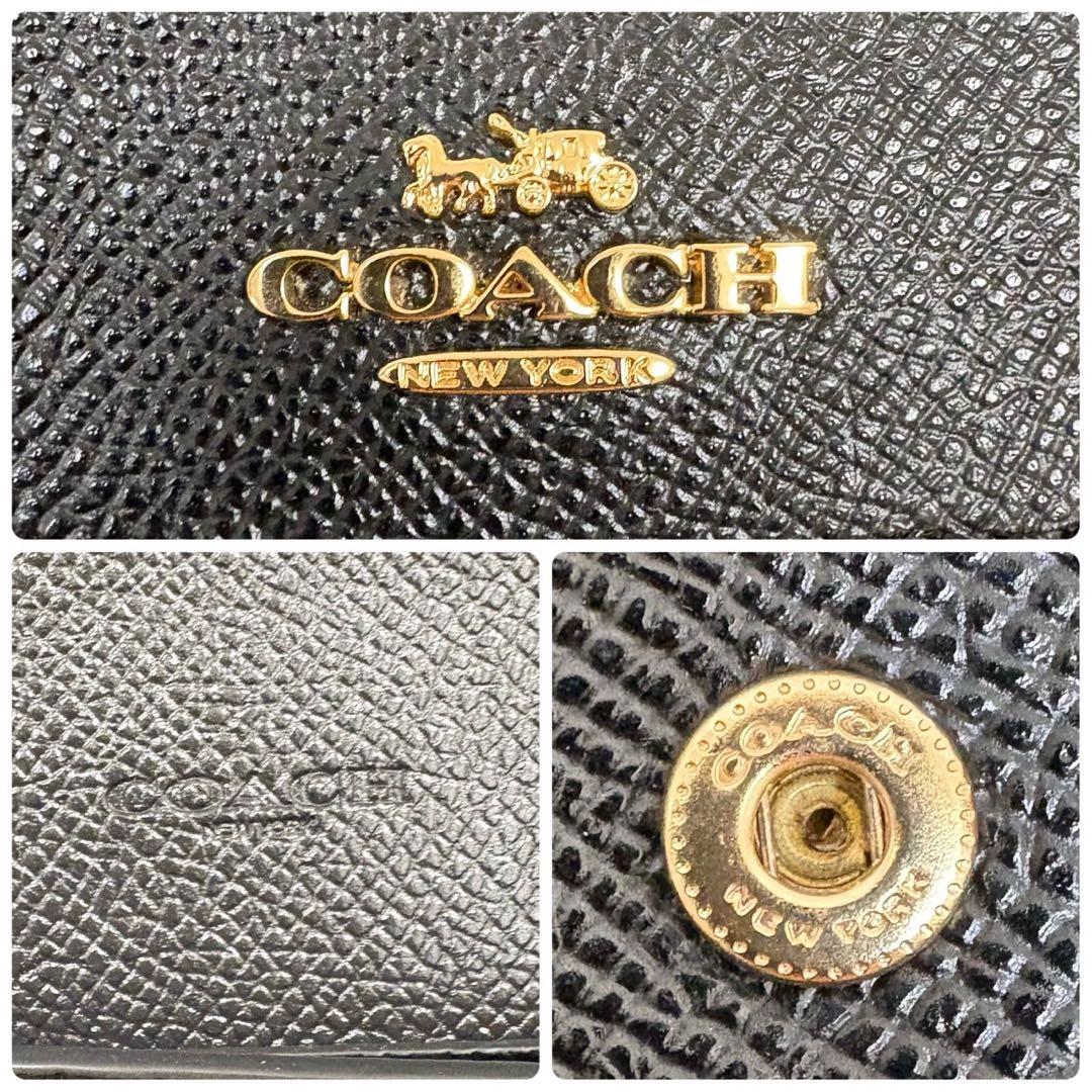 極美品✨ コーチ COACH 長財布 L字ファスナー レザー