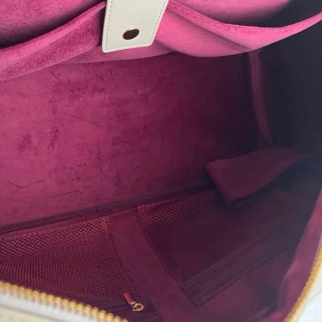 未使用級✨エパールapearl　3wayボストンバッグ　ソフトグレージュ