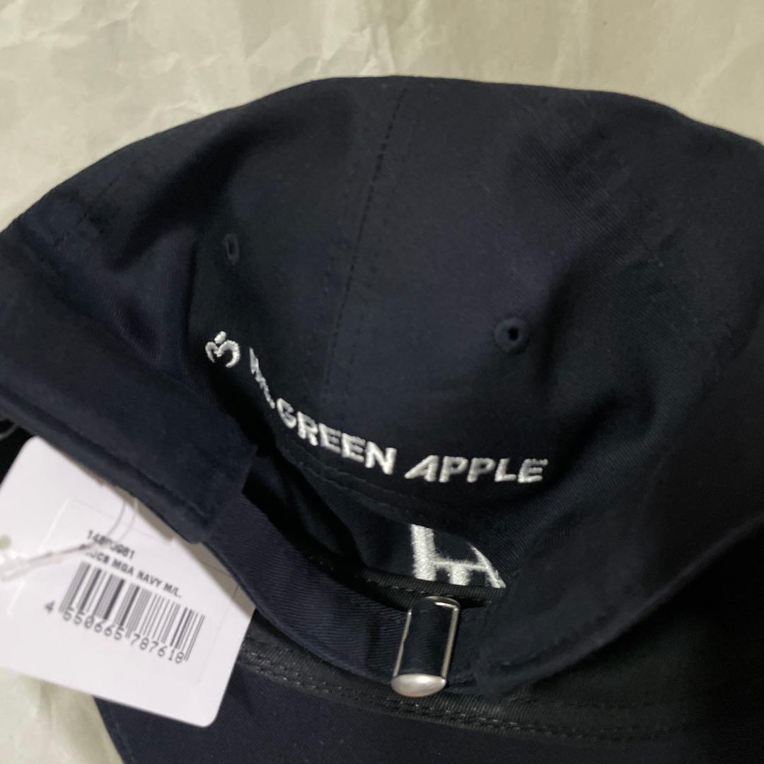 ミセスグリーンアップル　NEWERA コラボ　キャップ　ネイビー　ピンズ