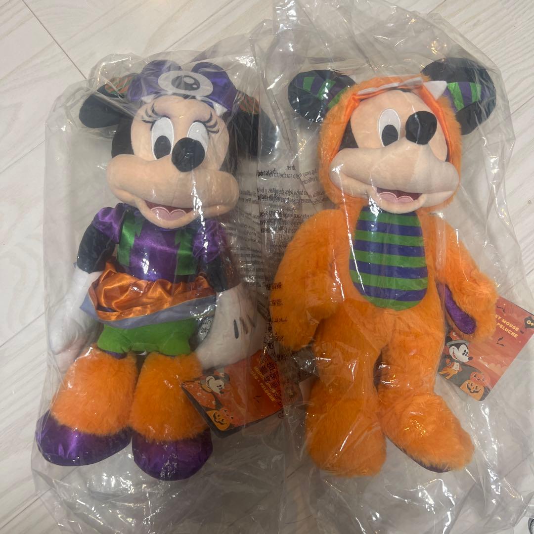 ミッキー・ミニー ハロウィンぬいぐるみ