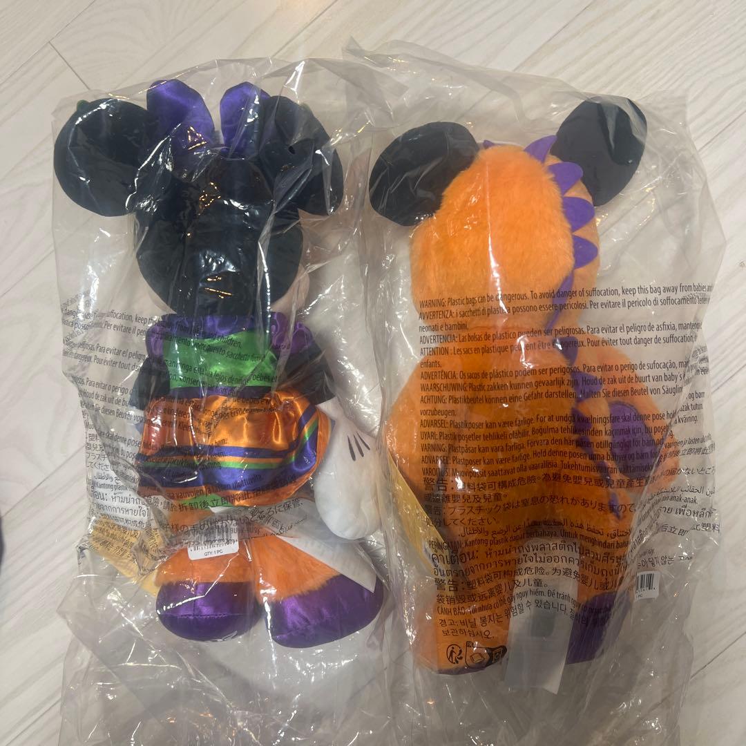 ミッキー・ミニー ハロウィンぬいぐるみ