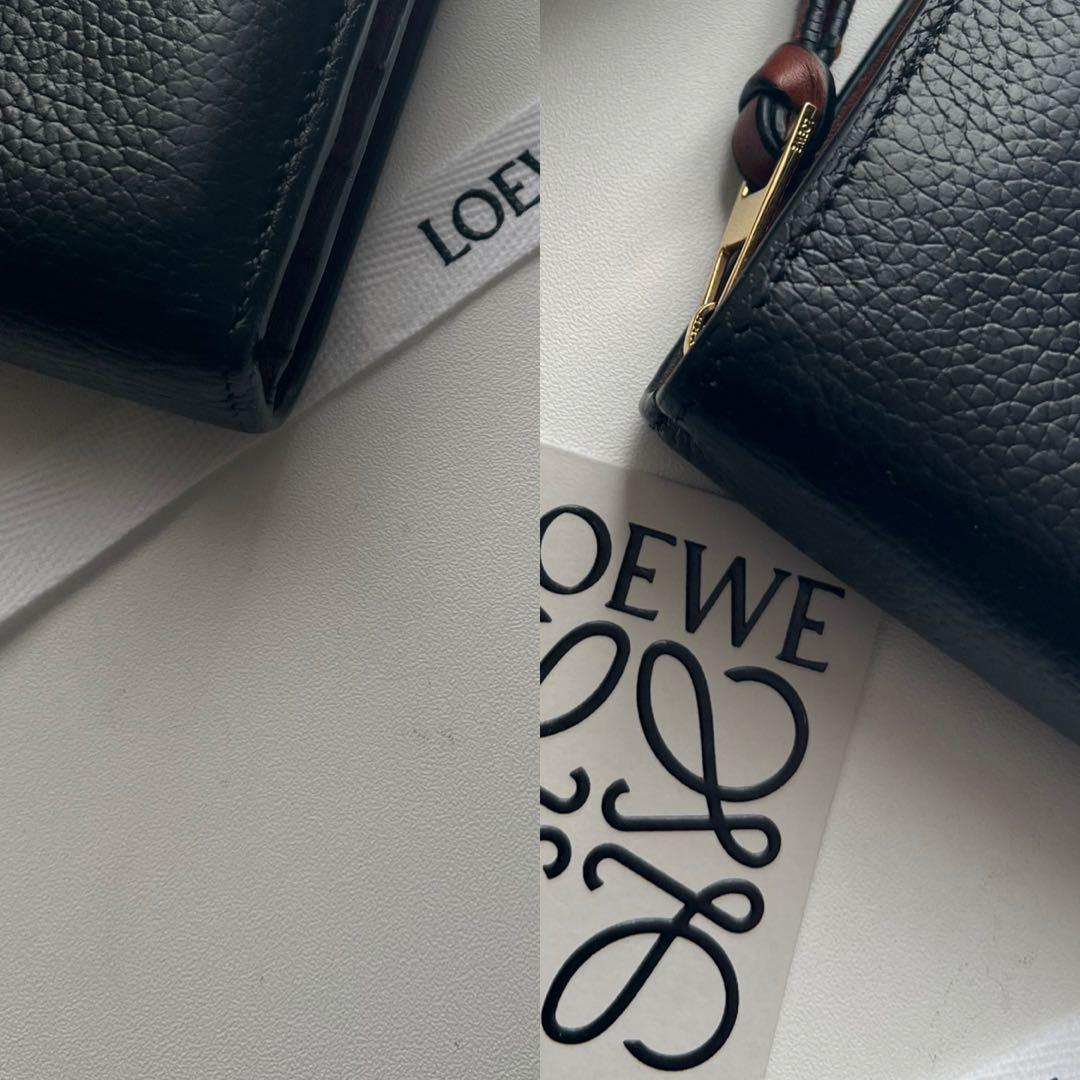 158 美品 LOEWE ロエベ 2つ折り財布
