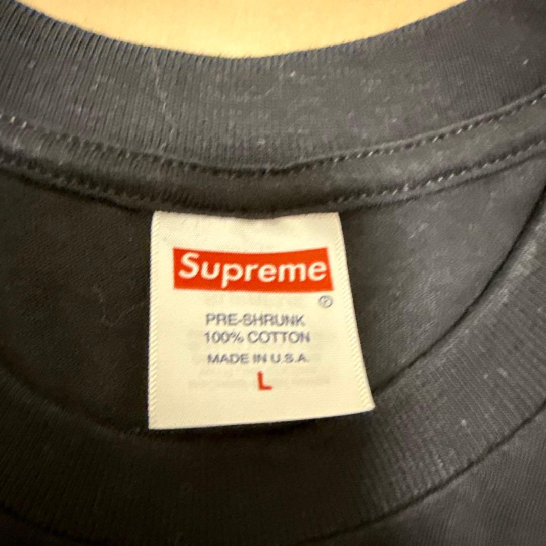 Supreme ブラック ボックスロゴTシャツ Lサイズ