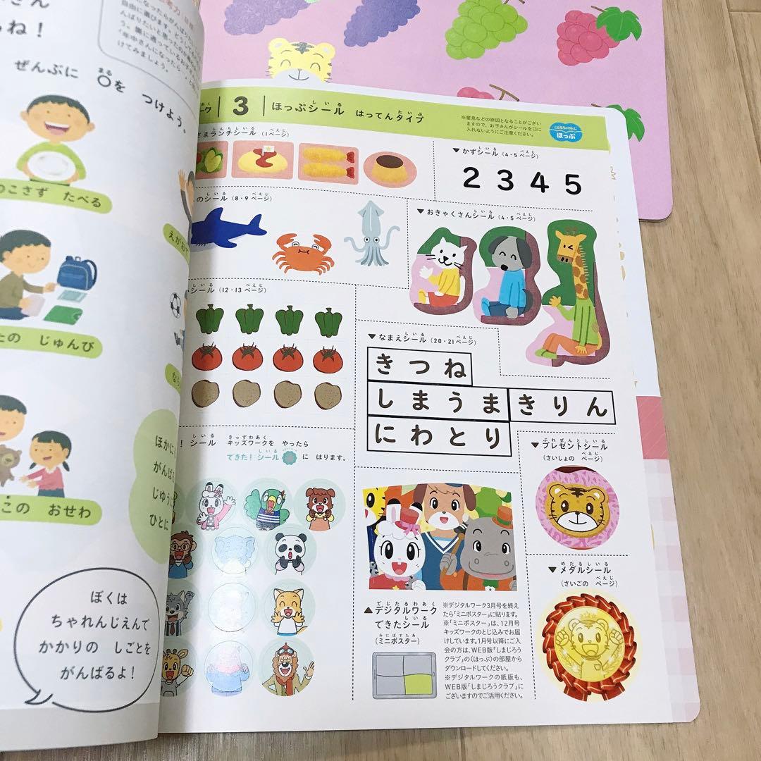 H002) こどもちゃれんじ　ほっぷ　キッズワーク　12冊セット　一年分