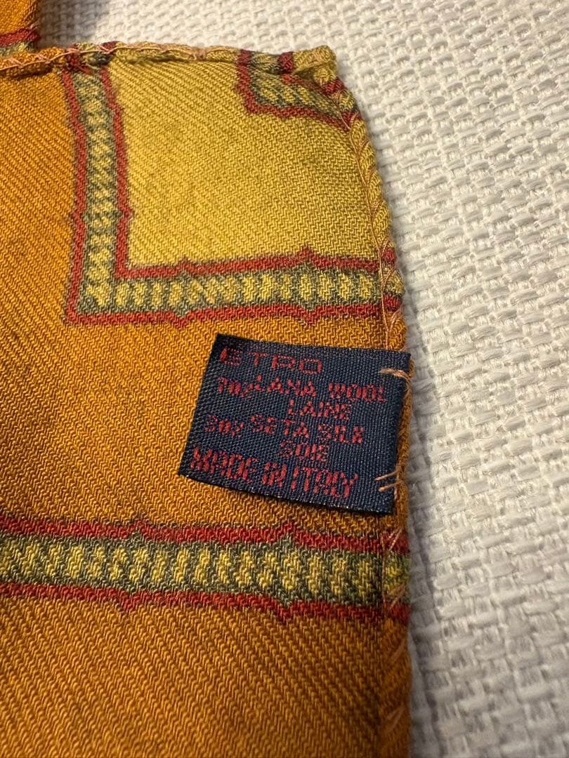 最終値下⭐︎美品 ETRO ペイズリー 大判　ストール ショール フォロー割有