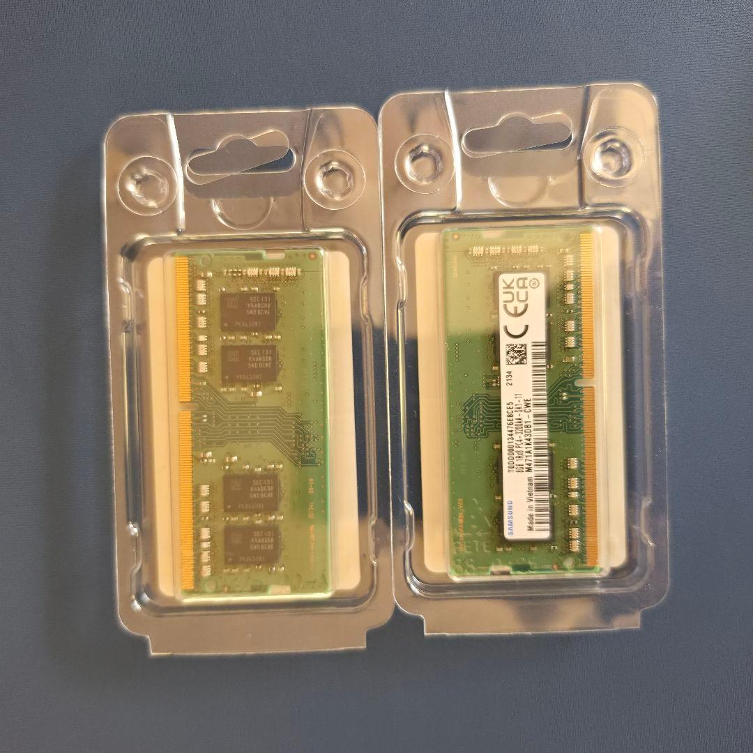 桜*様 Samsung DDR4 8GB×2枚 ノートパソコン用メモリー