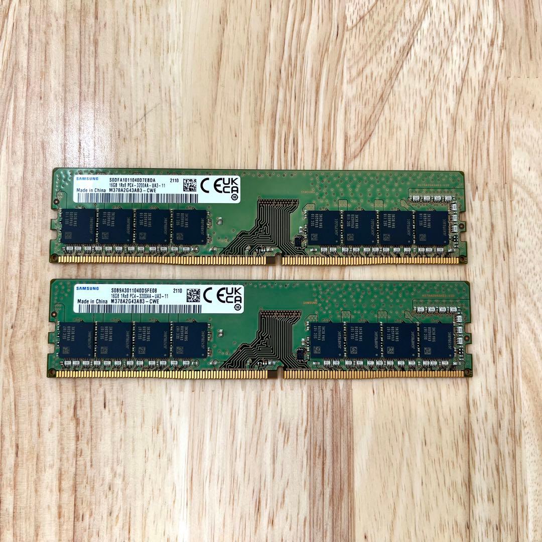 Samsung DDR4 16GB×2 メモリ