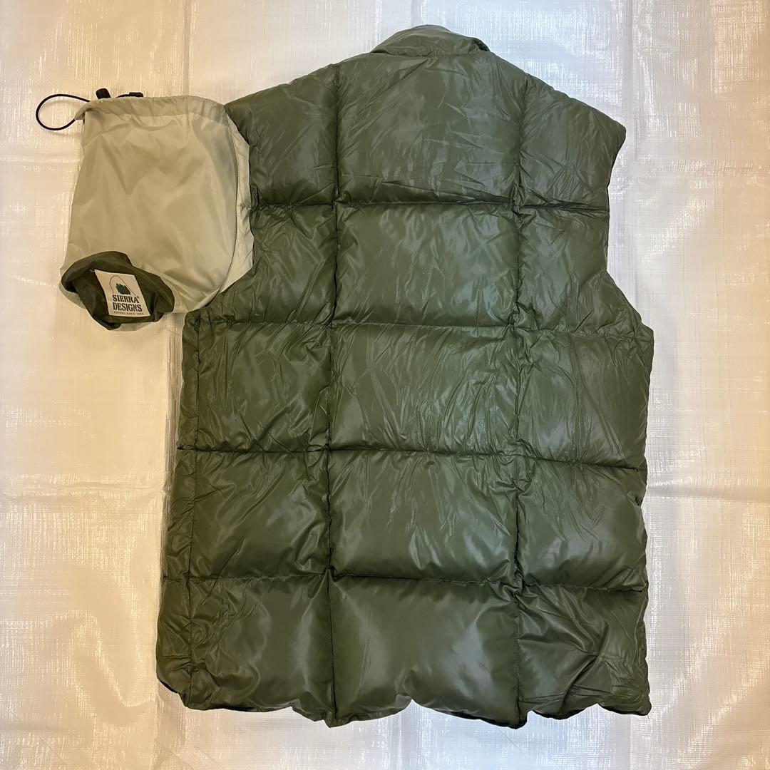 美品　シェラデザイン　ダウンベスト　Ｌサイズ