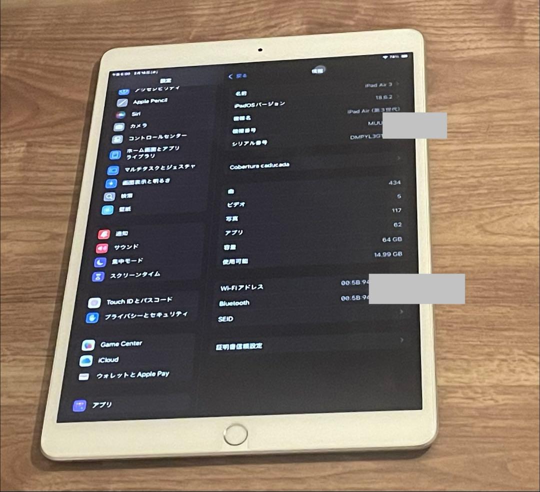 iPad Air 第3世代 10.5 インチ