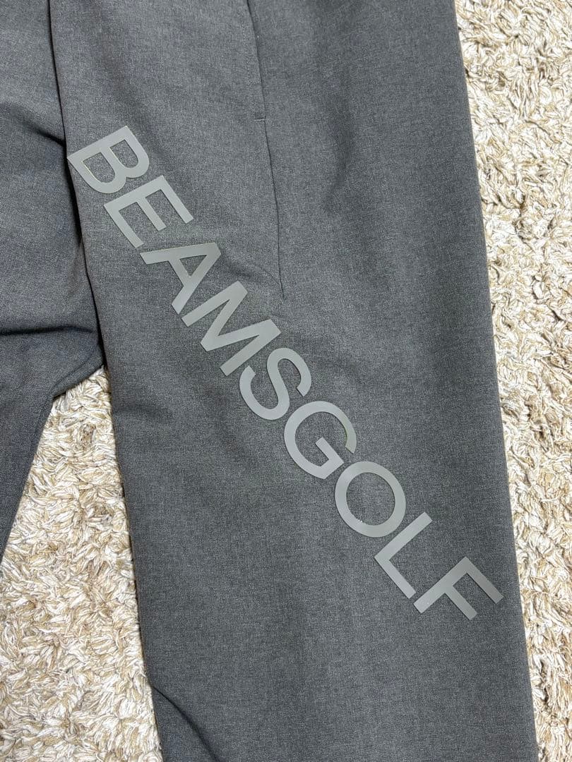 BEAMS GOLF シームレスロゴパンツ Sグレー