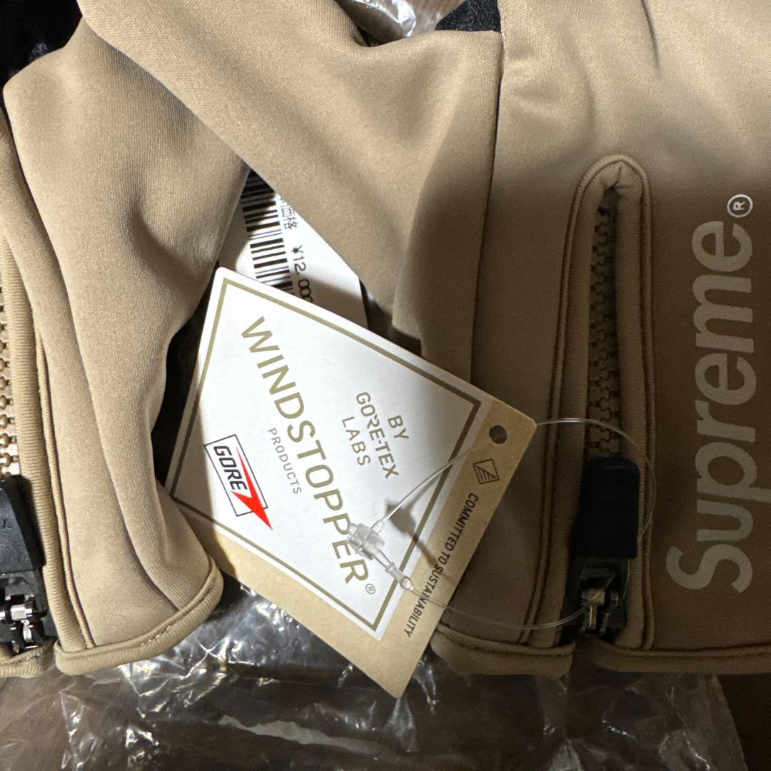 Supreme GORE-TEX WINDSTOPPER 手袋 ベージュ　S