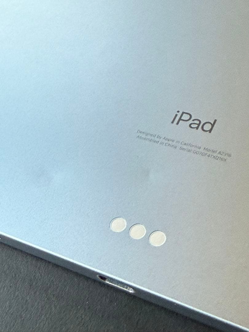 【本体のみ/ジャンク】iPad Air (第4世代) 256GB 画面割れ