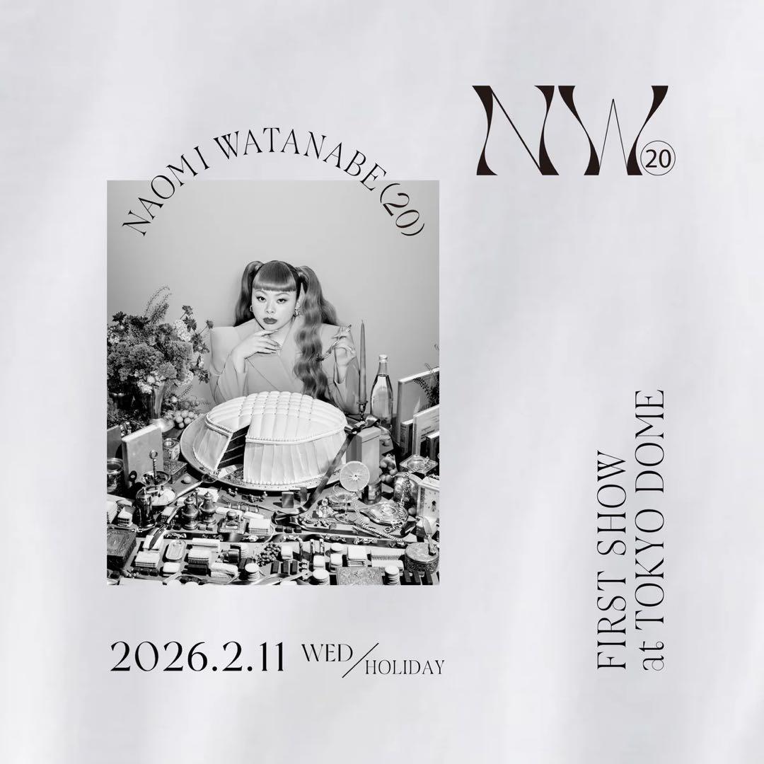 渡辺直美『うにょ達サポート』Tシャツ(ホワイト)Ｍサイズ　おまけ付き