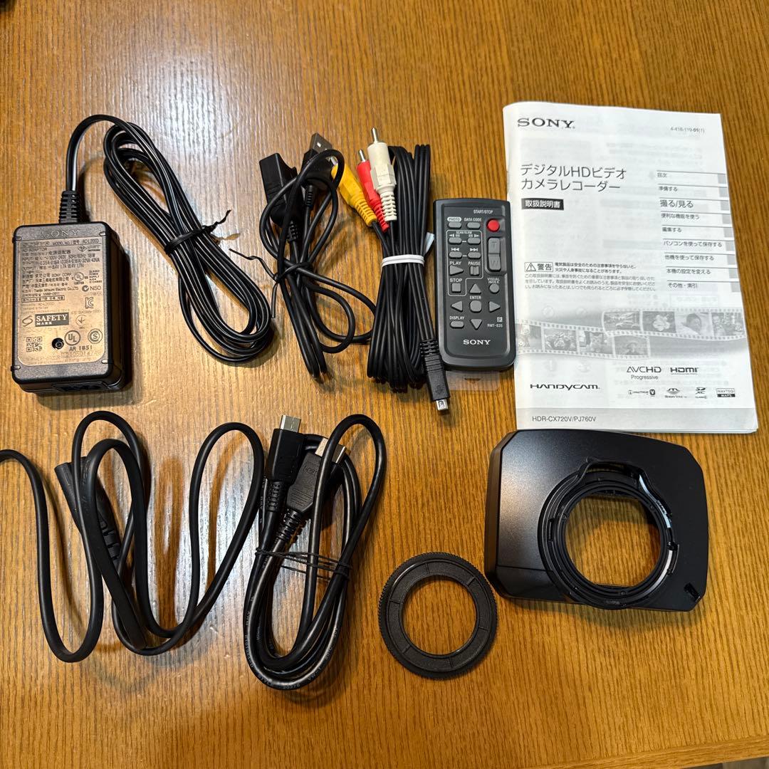 SONY HDR-PJ760V ビデオカメラ 本体 付属品
