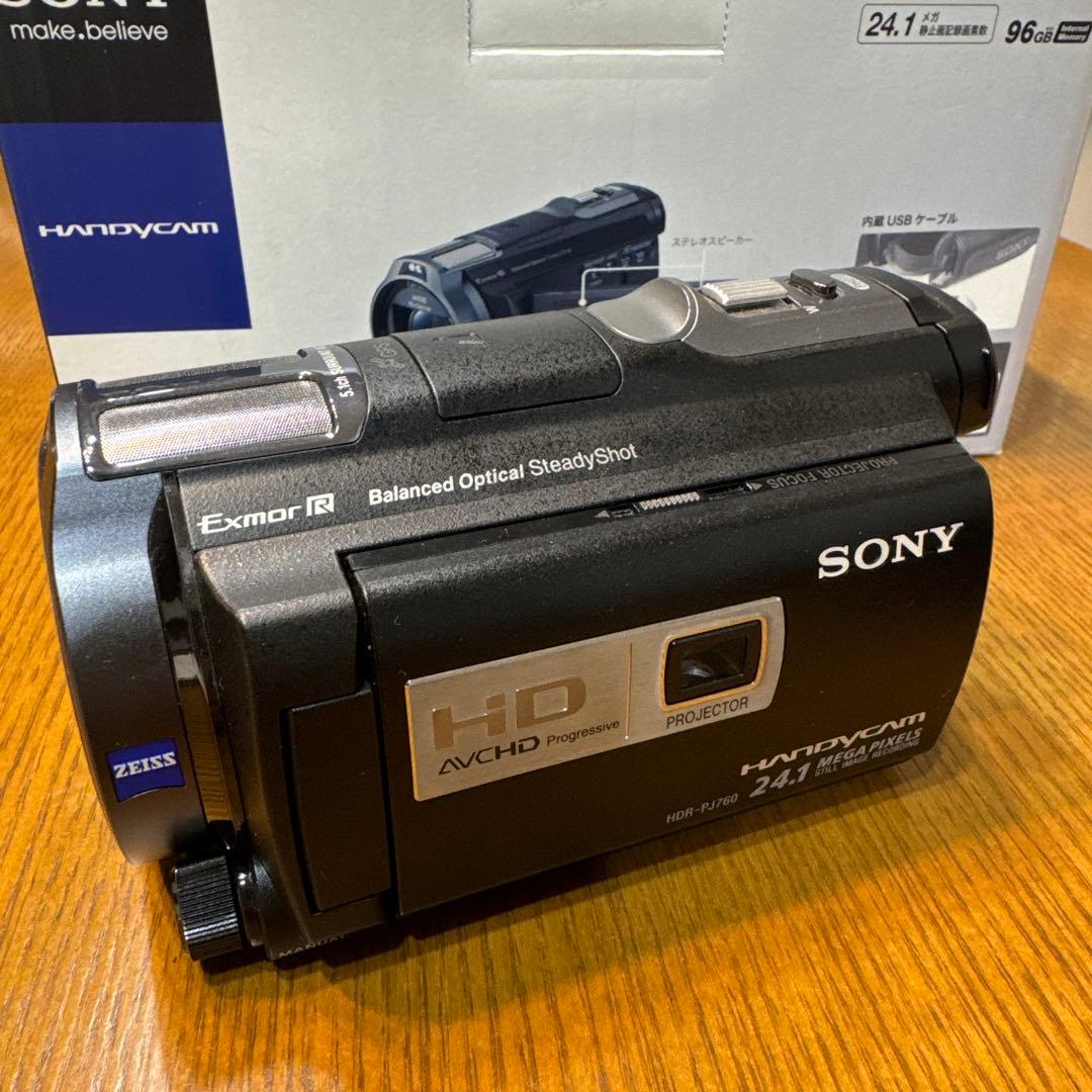 SONY HDR-PJ760V ビデオカメラ 本体 付属品