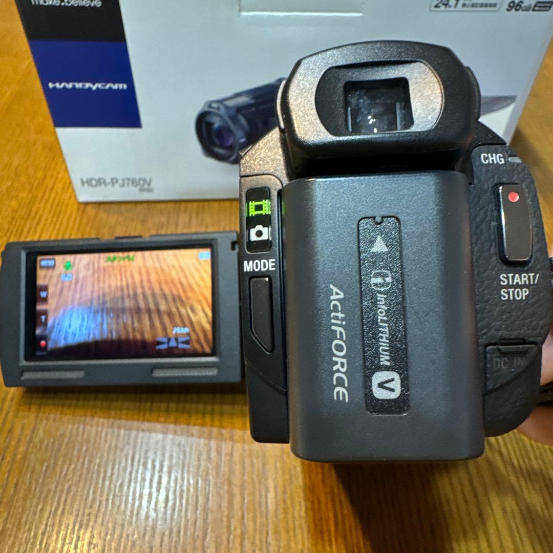 SONY HDR-PJ760V ビデオカメラ 本体 付属品