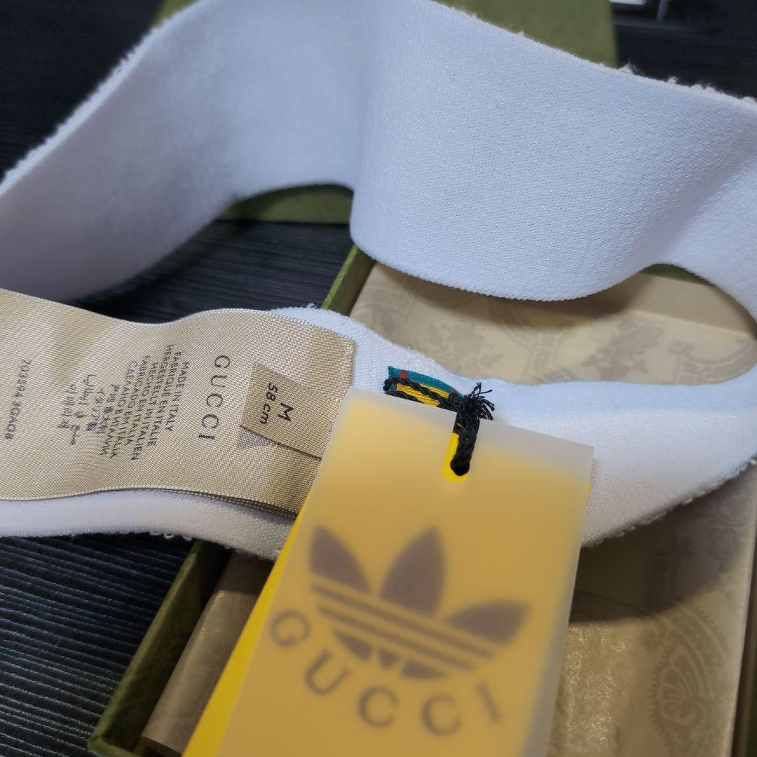 特価 新品国内正規品インターロッキングロゴ GUCCI×adidas ヘアバンド