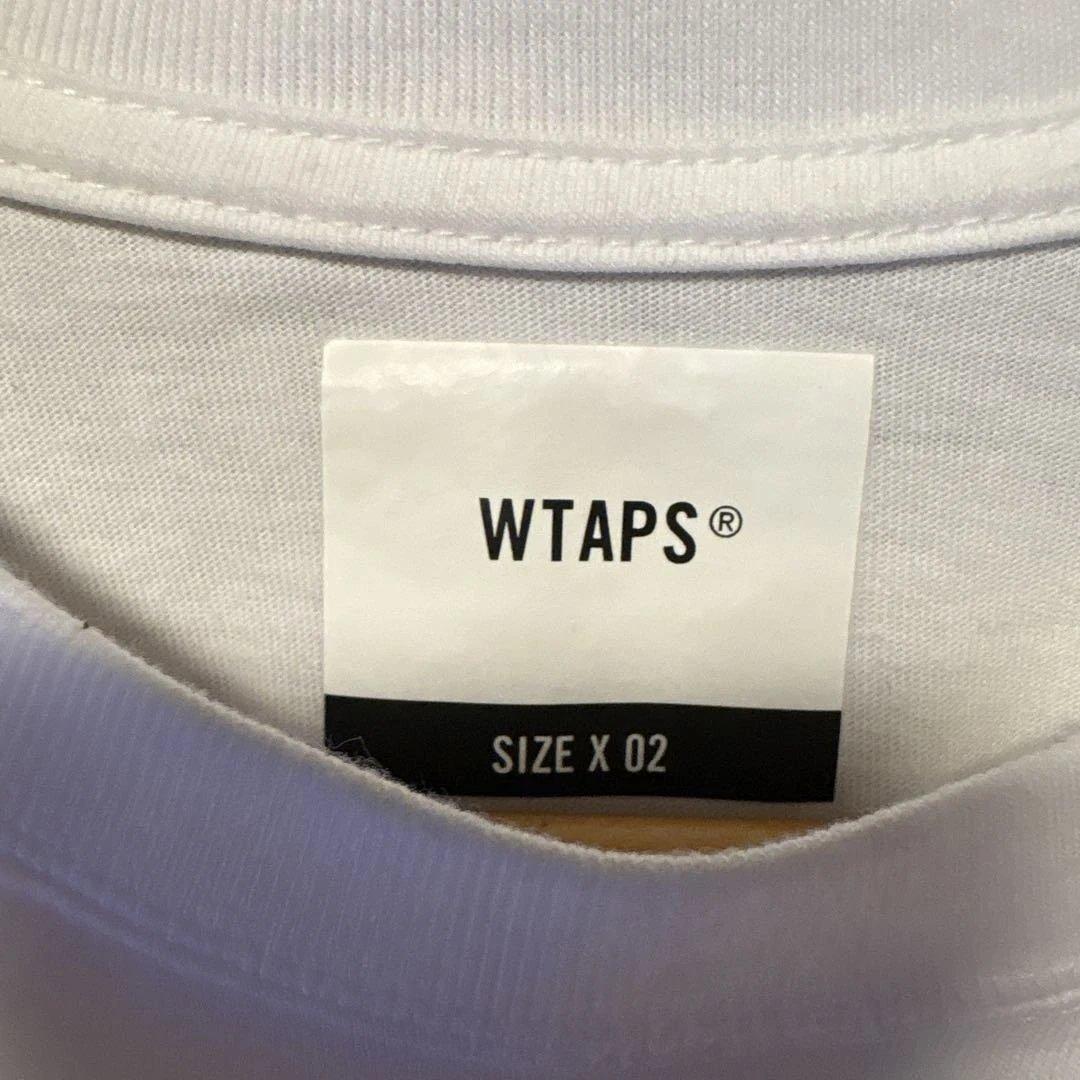 WTAPS ロゴ　ホワイト Tシャツ　サイズ02(M) 極美品