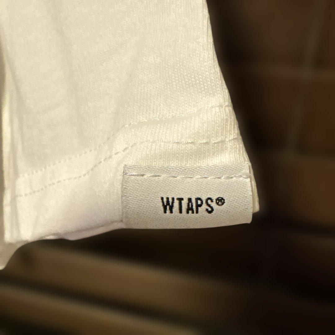 WTAPS ロゴ　ホワイト Tシャツ　サイズ02(M) 極美品