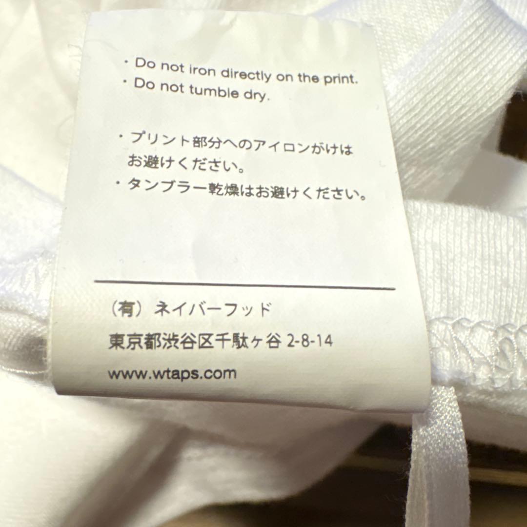 WTAPS ロゴ　ホワイト Tシャツ　サイズ02(M) 極美品