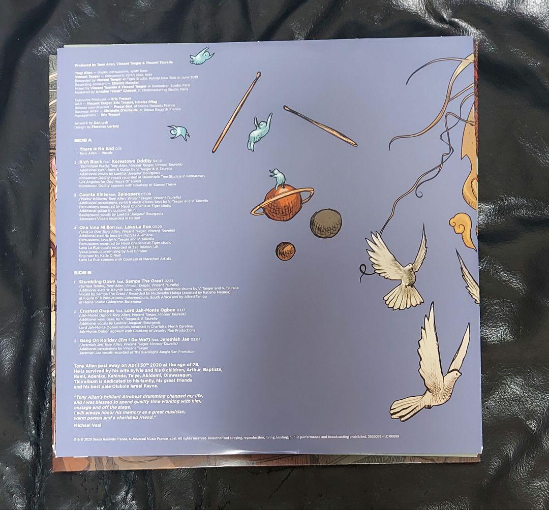 Tony Allen There is no end アナログ LP