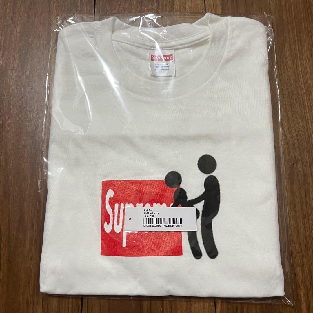 Supreme Stick Tee white L 新品