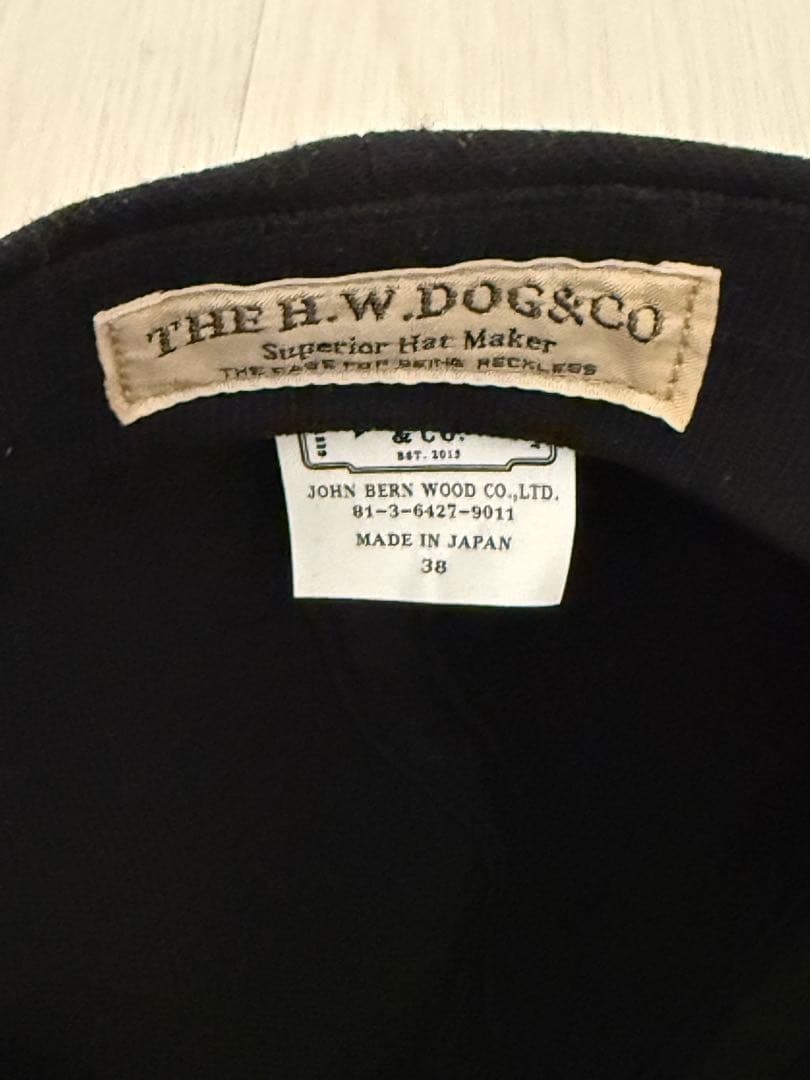 H.W.DOG & CO. キャップ2点セット