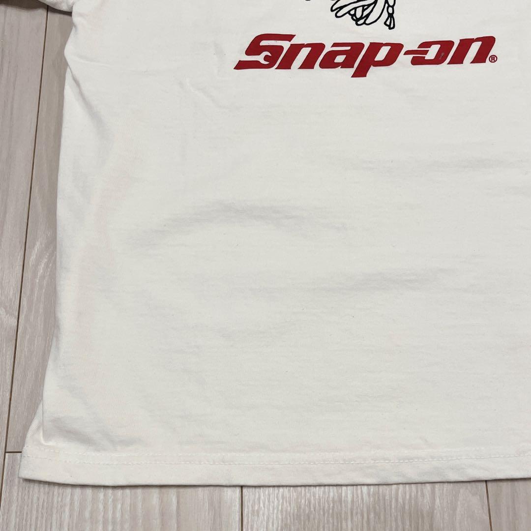 激渋 デッドストック フラットヘッド×スナップオン コラボTシャツ 雰囲気抜群