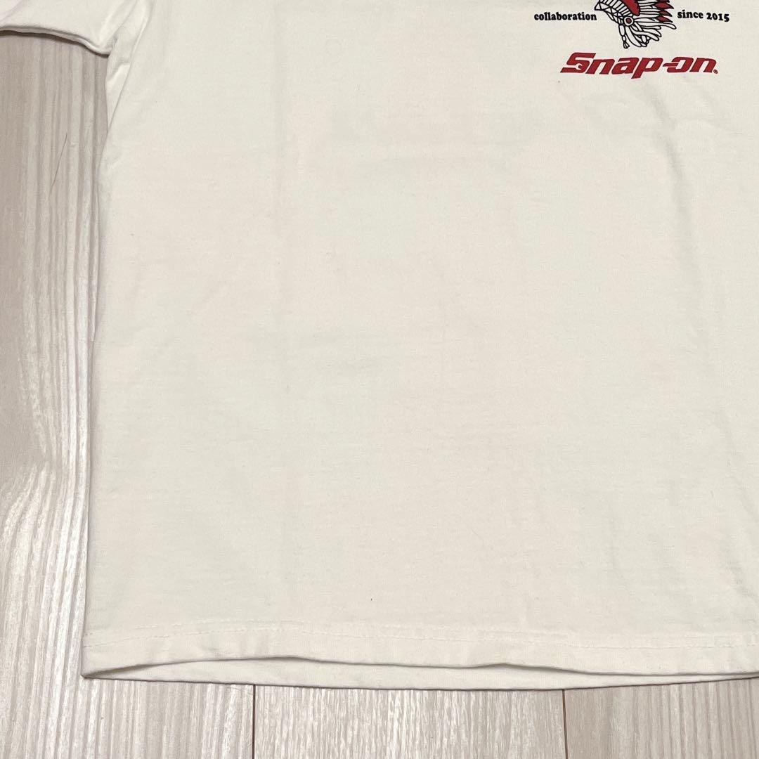 激渋 デッドストック フラットヘッド×スナップオン コラボTシャツ 雰囲気抜群