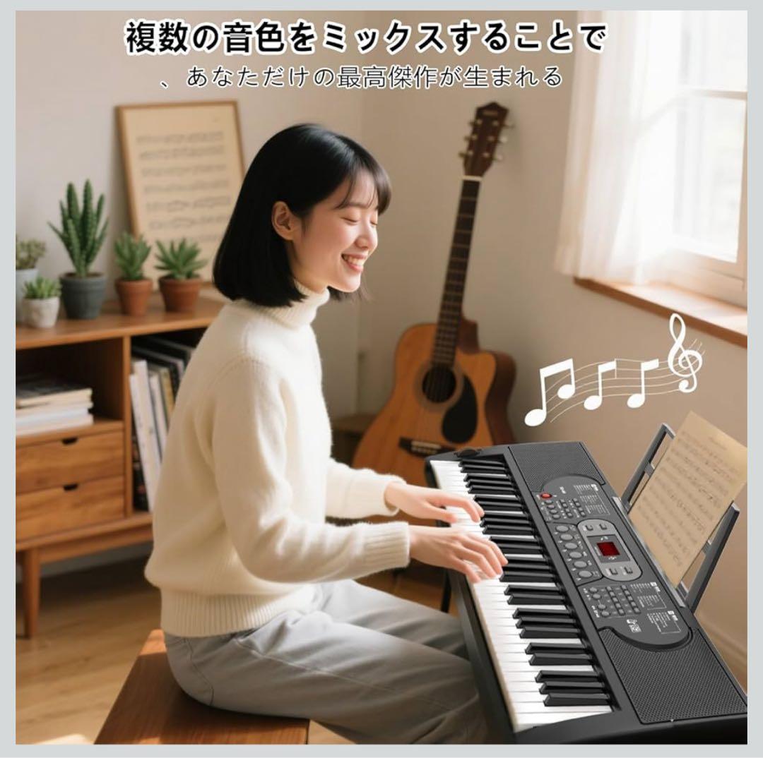 キーボード ピアノ 電子ピアノ 61鍵盤
