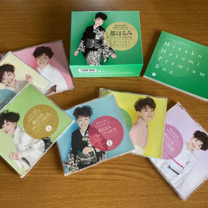 都はるみ ベスト CD BOX 50周年 ★レア20周年 カセット サイン色紙