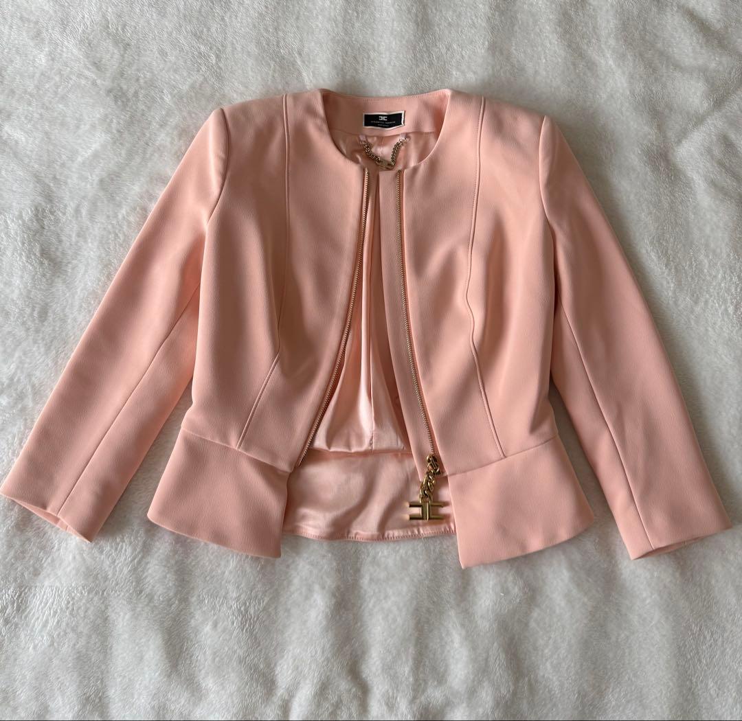 ELISABETTA FRANCHI ピンク ジャケット 40 S