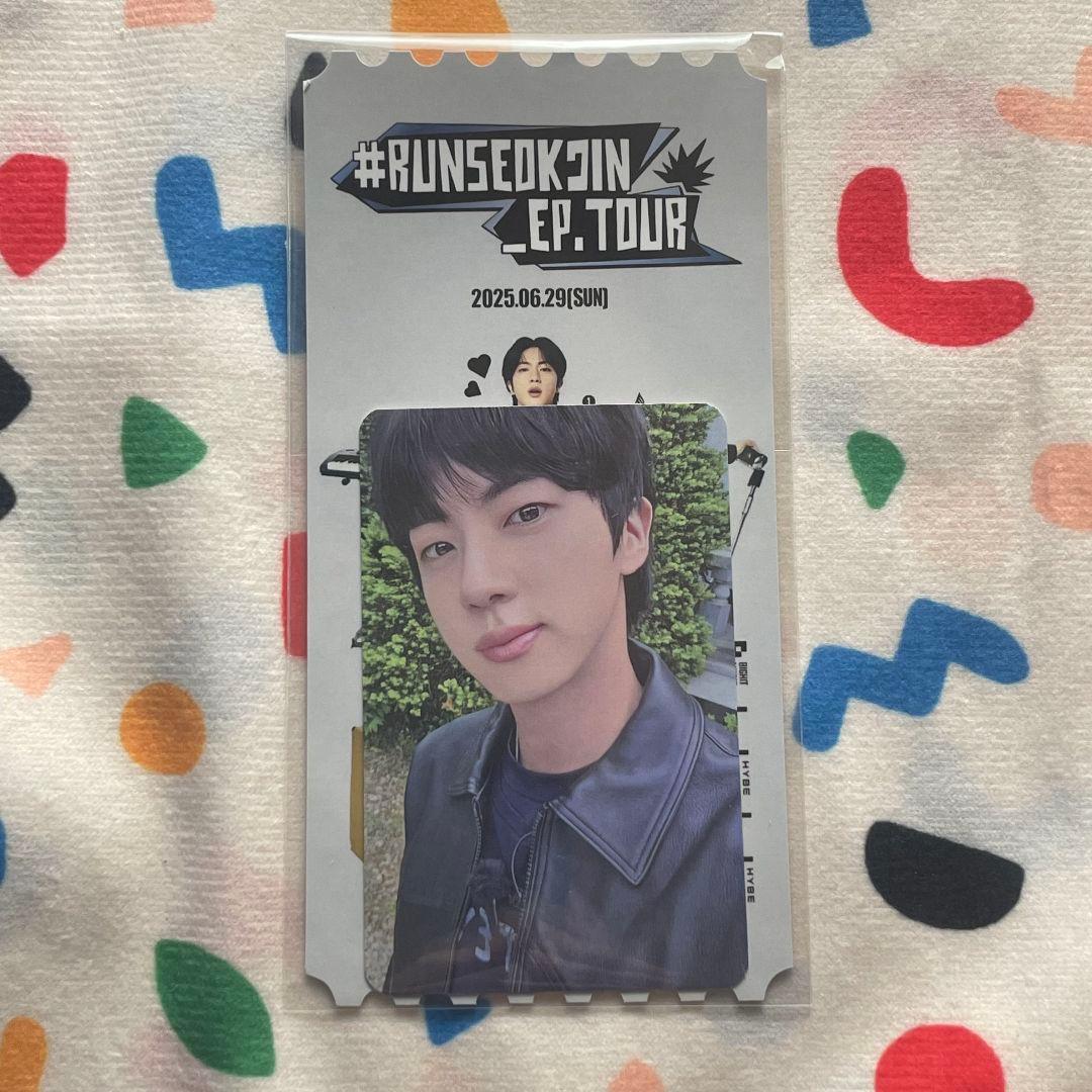 BTS RUNSEOKJIN_EP.TOUR 6/29 トレカ ジン