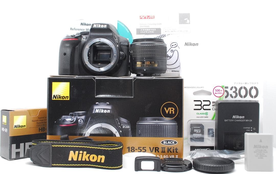 【箱・付属品付き】Nikon D5300　WiFiモデル　スマホ転送　自撮りOK