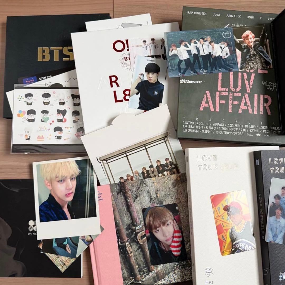 BTS アルバム　トレカ付き　まとめ売り