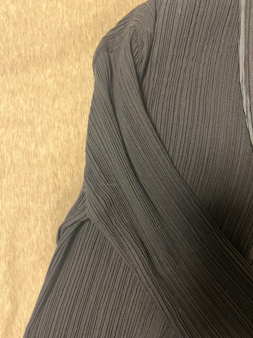 ISSEY MIYAKE FETE プリーツ イッセイミヤケ ロングカーディガン