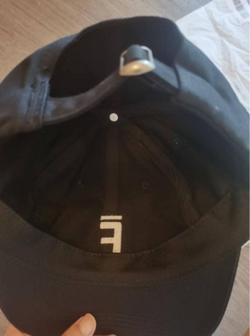 新品-ENNOY COTTON Ē CAP BLACK キャップ エンノイ「&