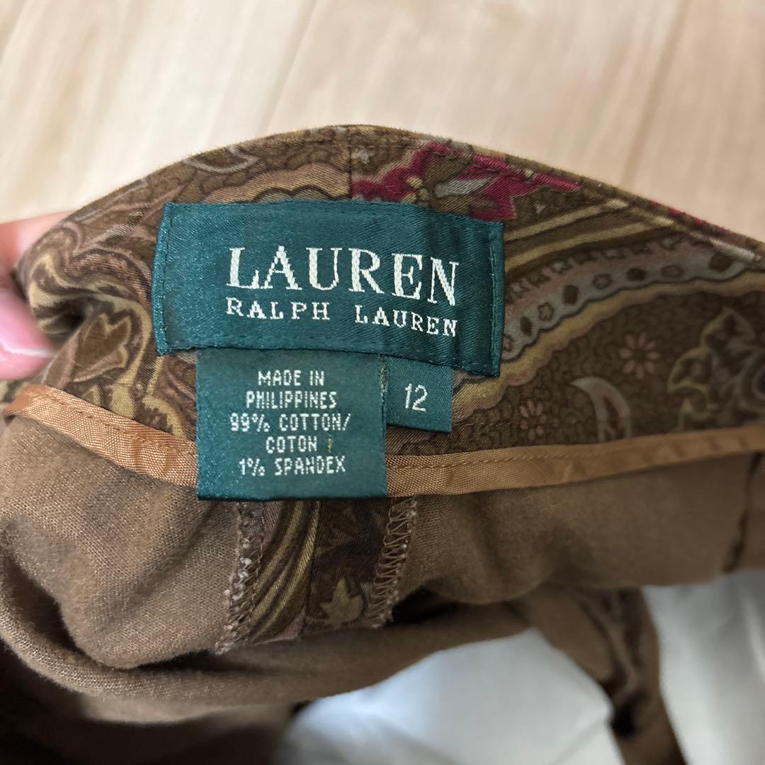 LAUREN RALPH LAUREN ペイズリー柄パンツ サイズ12