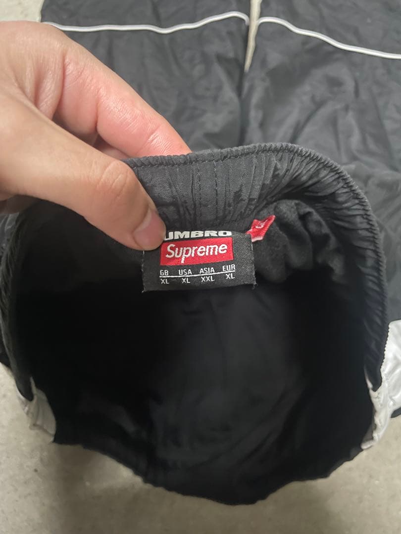 Supreme×umbro ナイロンパンツ XL ブラック