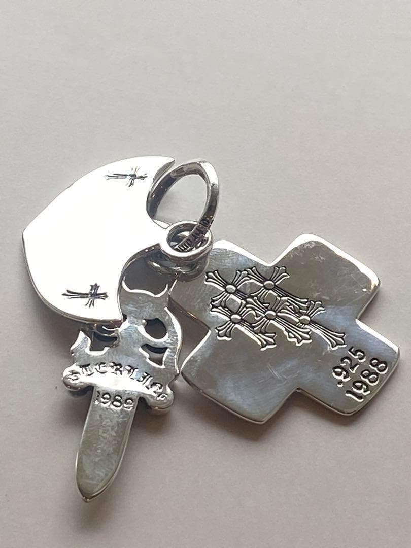 【新品】Silver 925 スリートリンケッツ ペンダントチャーム ダガー