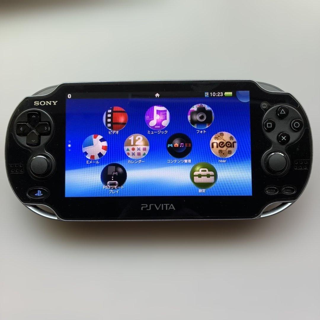 【美品】　PSVITA PCH-1000 クリスタル・ブラック 箱付き